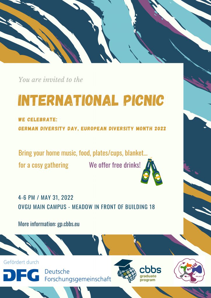 International Picnic - Let us celebrate the German Diversity Day! @ OVGU main campus – Meadow in front of Building 18