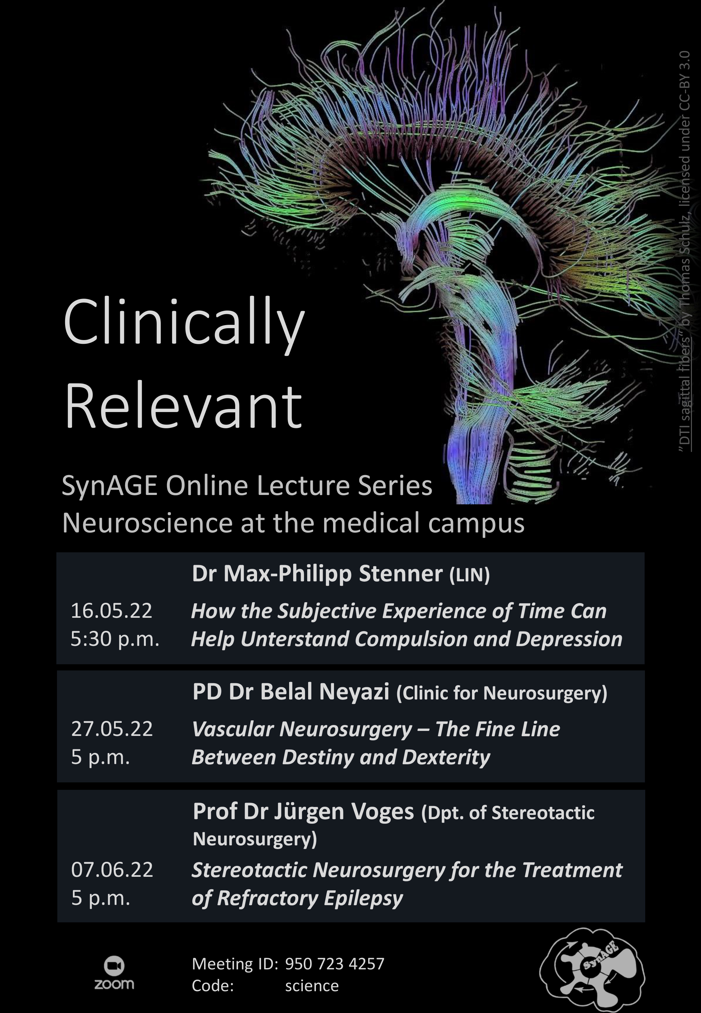 Clinically Relevant Lecture Series: Vascular Neurosurgery – The Fine Line Between Destiny and Dexterity @ online