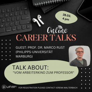 #2 Career Talk LIN: Vom Arbeiterkind zum Professor @ online